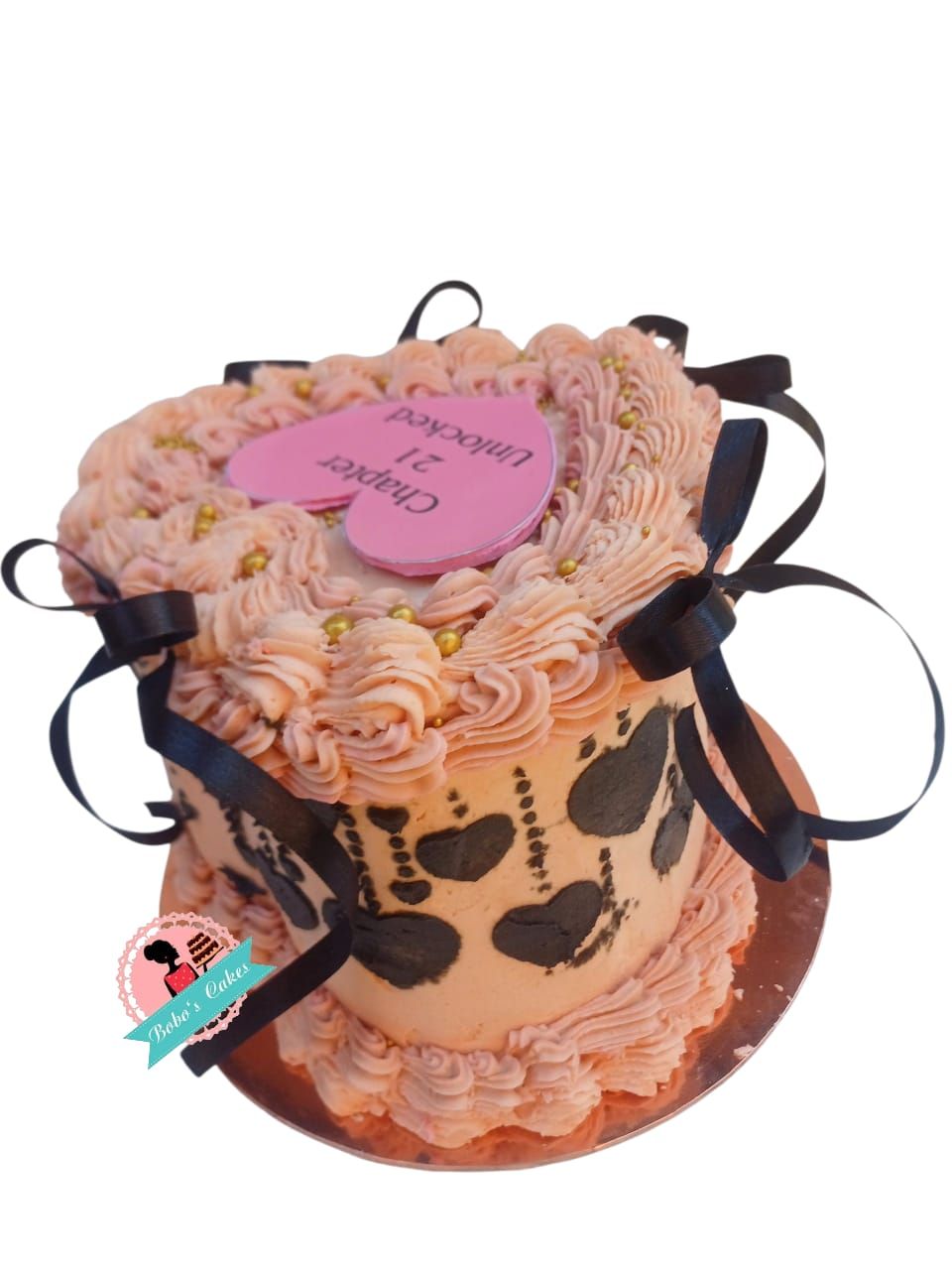 Chapter 21 Leopard Print Cake — baked by Bobo's Cakes & Catering