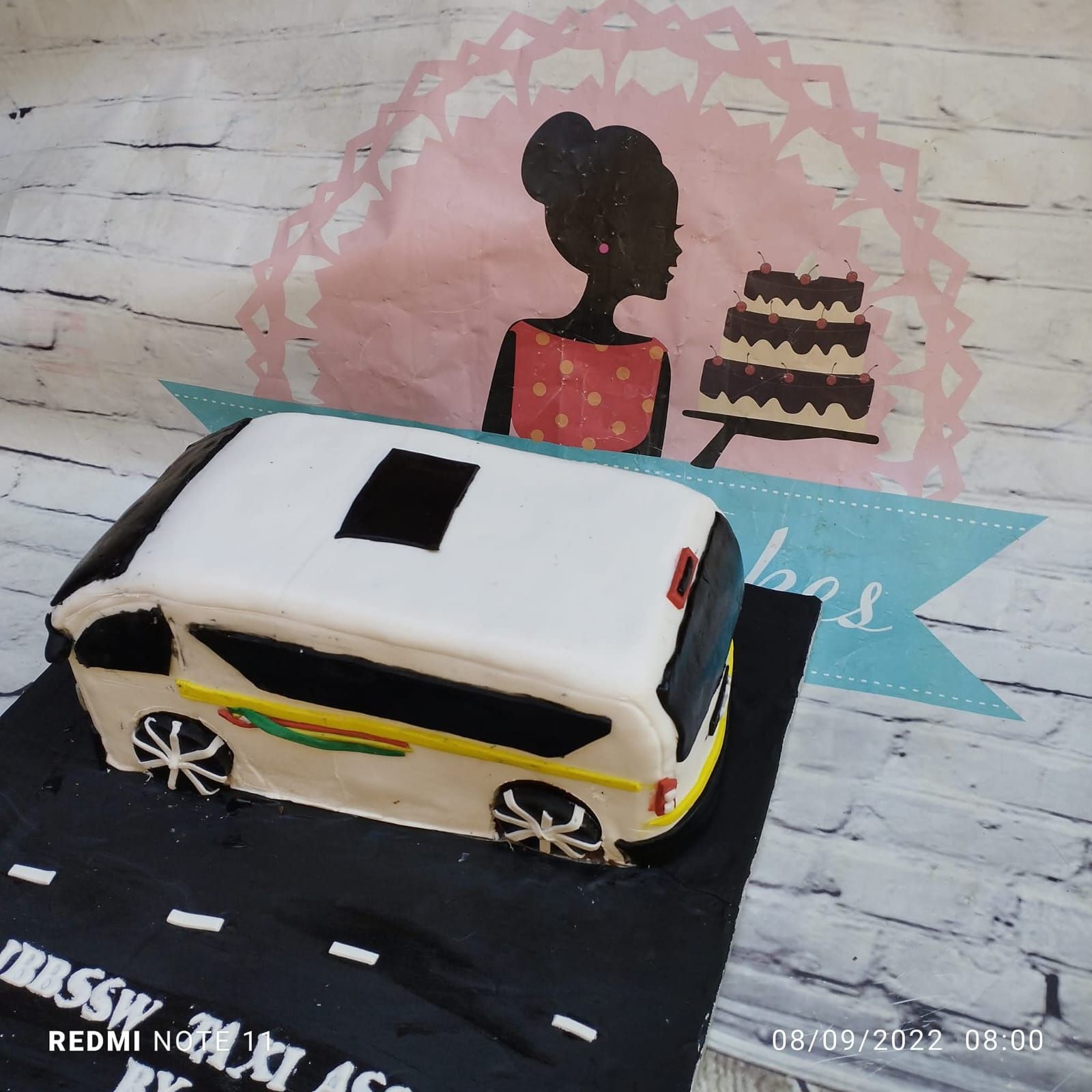 Taxi Association Minibus Cake — baked by Bobo's Cakes & Catering