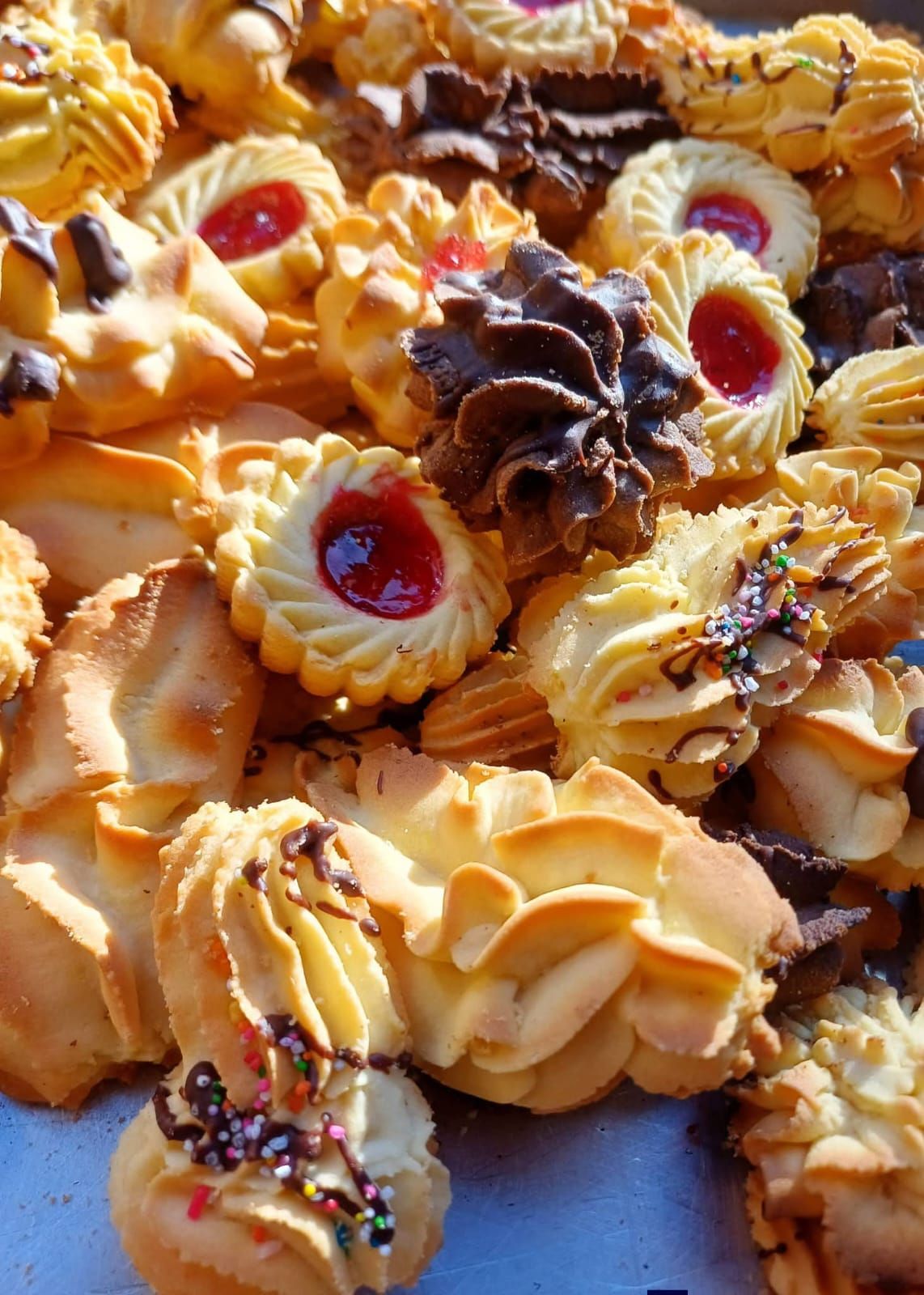 Piped Butter Biscuit Tray — baked by Bobo's Cakes & Catering